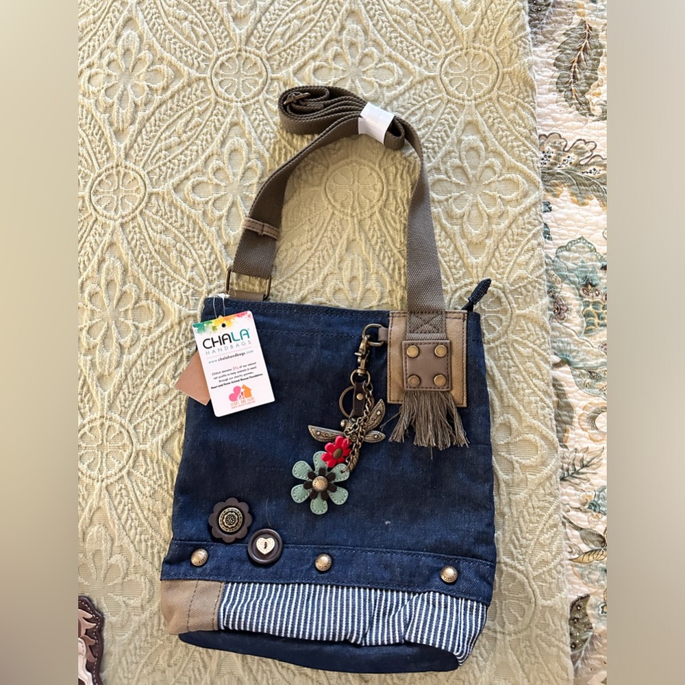 NWT Chala denium handbag